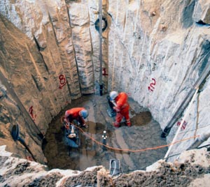 A hole to bury nuclear waste