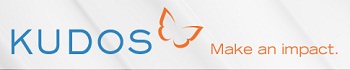 Kudos logo and strapline