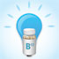 A light bulb and vitamin B12 bottle