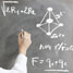 Maths and chemistry on a blackboard