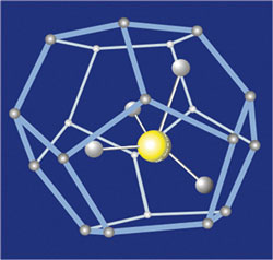 Methane hydrate clathrate