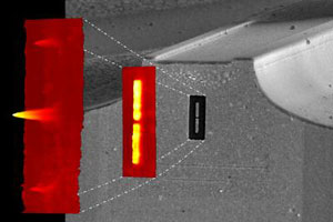 Laser nanoantenna