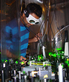 Electron shape spherical laser