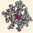 Dendrimer template for catalyst particles