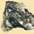 Rock sample containing natural quasicrystals