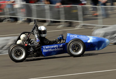 World's first hydrogen powered racing car, sponsored by RSC