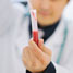 Blood sample in test tube