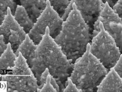 Nanosized germanium spikes