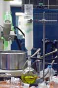Glass chromatography column
