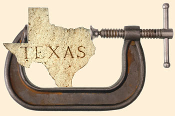 Texas flag spending universities funding squeezed