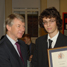 Richard Pike with Toryn Dalton, 5-Decade Exam Challenge top 10 student