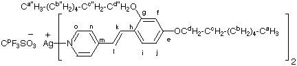 {Structure of [AgSt(7-2,4)<sub>2</sub>][OTf]}