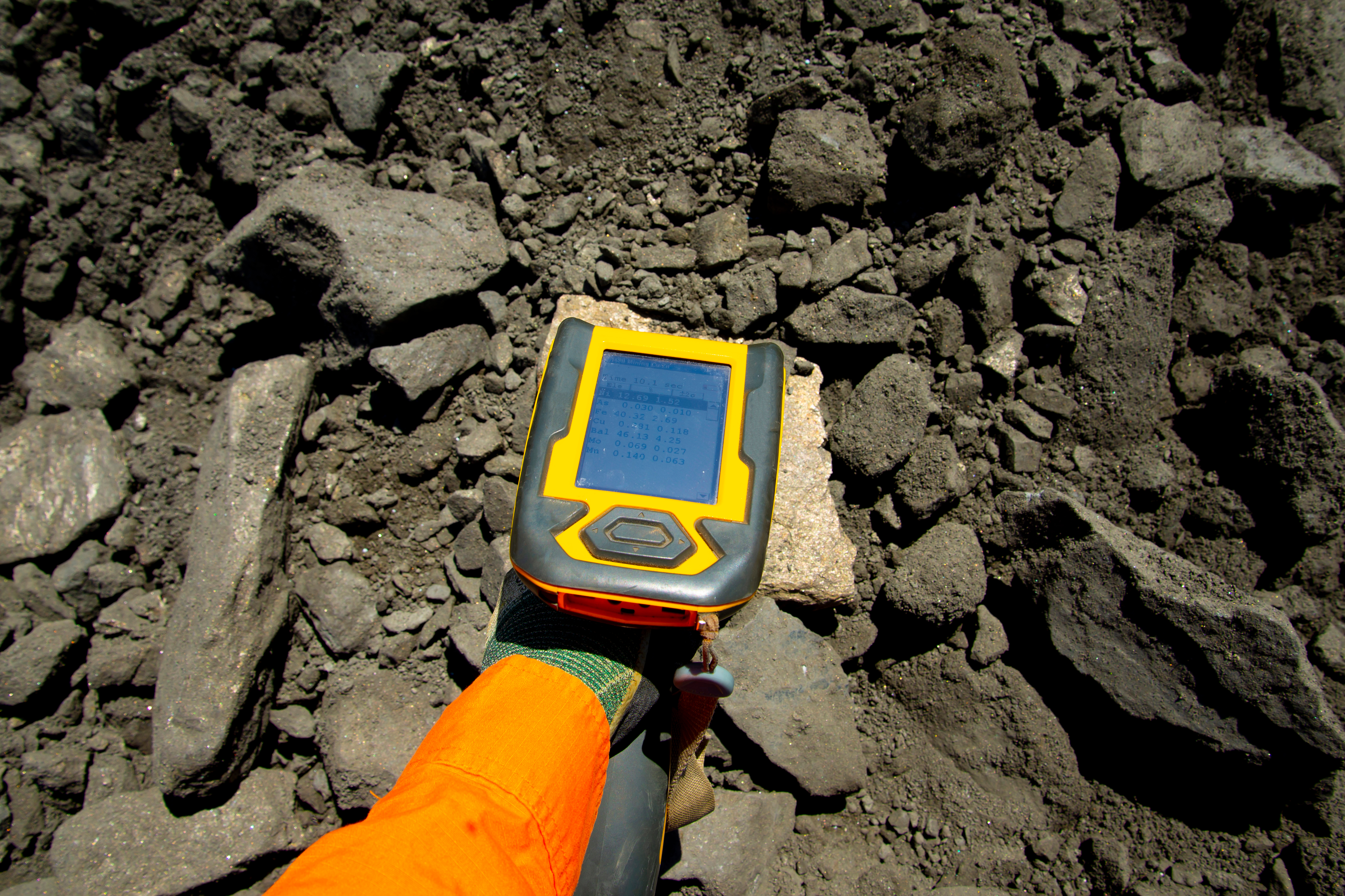 A stock picture of a portable X-ray fluorescent analyser. A stock picture of a portable X-ray fluorescent analyser.