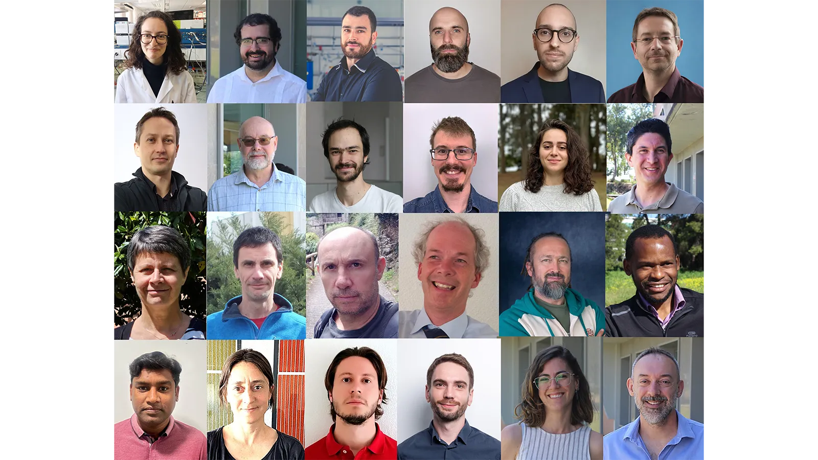 A photo collage of PISCO Team members