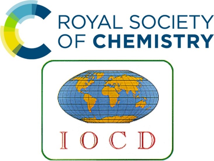 The logo of the Royal Society of Chemistry and, below, the logo of the International Organization for Chemical Sciences in Development (IOCD) The logo of the Royal Society of Chemistry and, below, the logo of the International Organization for Chemical Sciences in Development (IOCD)