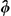 [small phi, Greek, circumflex]