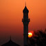 Mosque at sunset