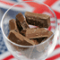 Dish of Cadbury's chocolate on a Union Jack flag